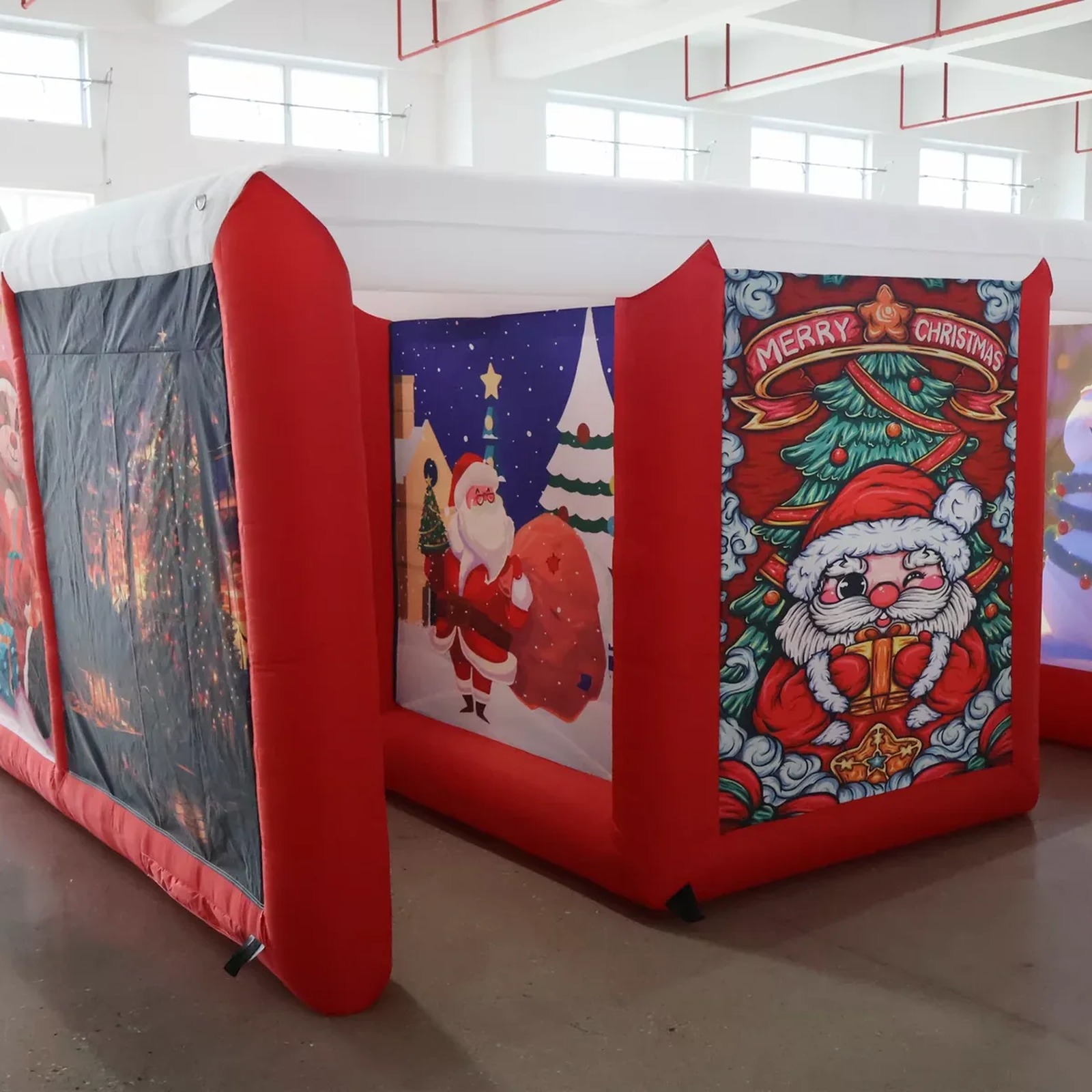 Outdoor Red Covered Inflatable - Kids Outdoor Venues ulasan dan harga