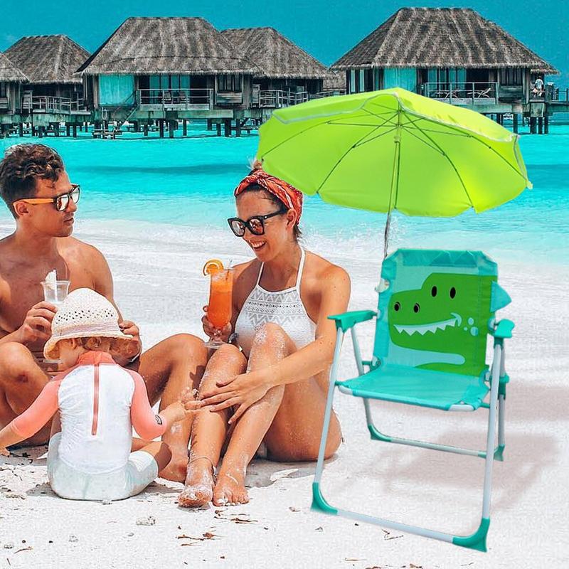 Kids Umbrella Chair Beach Sand - Kids Outdoor Lawn Chair ulasan dan harga
