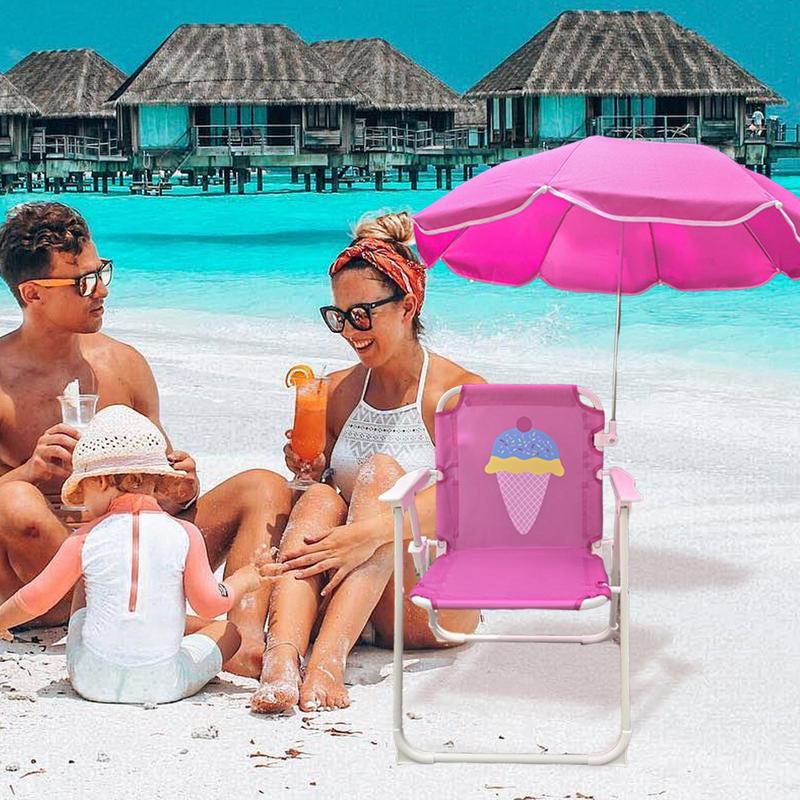 Kids Umbrella Chair Beach Sand - Kids Outdoor Lawn Chair ulasan dan harga